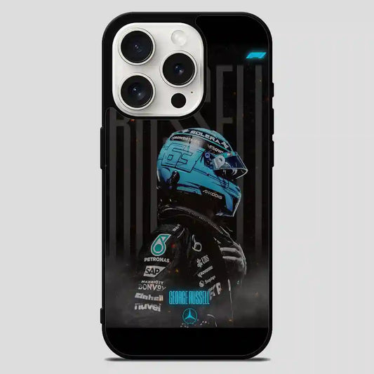 George Russell Formula One iPhone 15 Pro Max Case