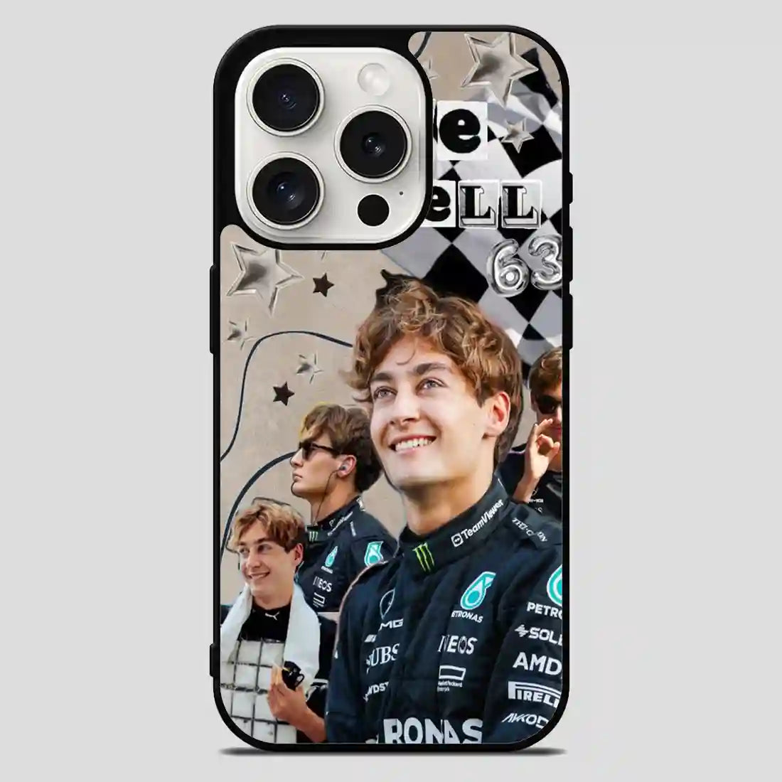 George Russell Smiles iPhone 15 Pro Max Case