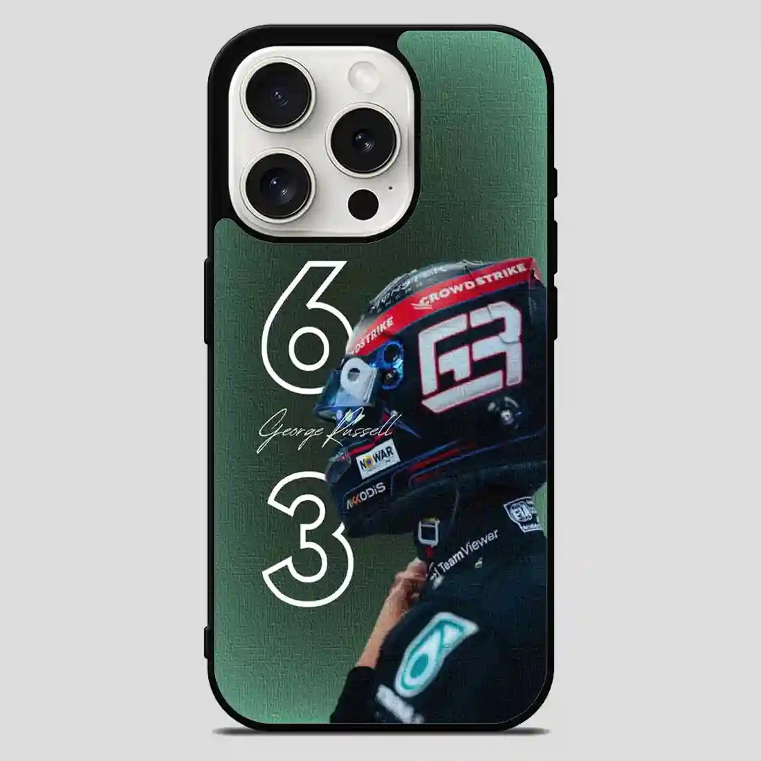 George Russell Speed iPhone 15 Pro Max Case