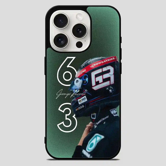 George Russell Speed iPhone 15 Pro Max Case