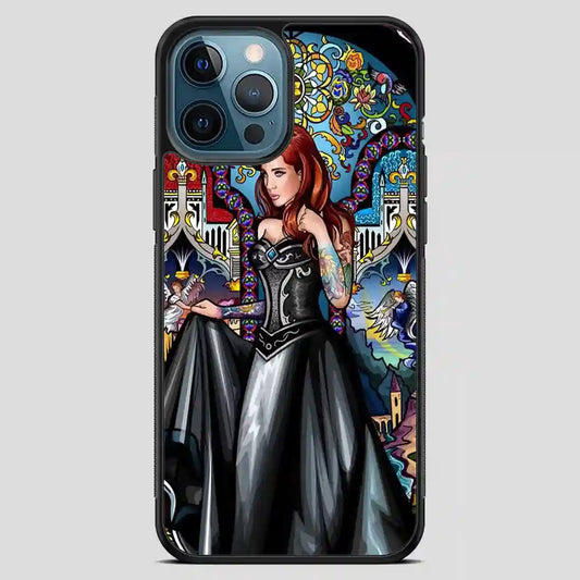 Gothic And Disney Alice In Wonderland Stain Glass iPhone 12 Pro Max Case