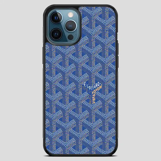 Goyard Blue iPhone 12 Pro Max Case