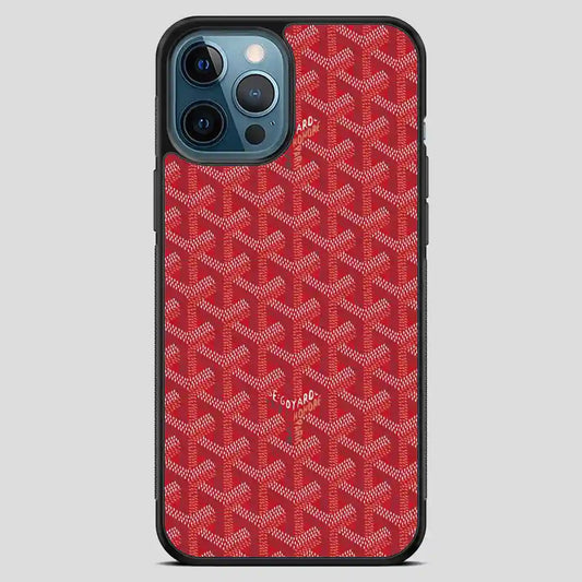 Goyard Red iPhone 12 Pro Max Case