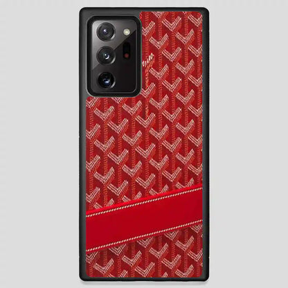 Goyard Red Pattern Samsung Galaxy Note 20 Ultra Case