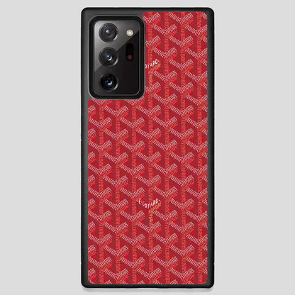 Goyard Red Samsung Galaxy Note 20 Ultra Case