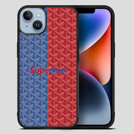 Goyard Supreme iPhone 14 Plus Case