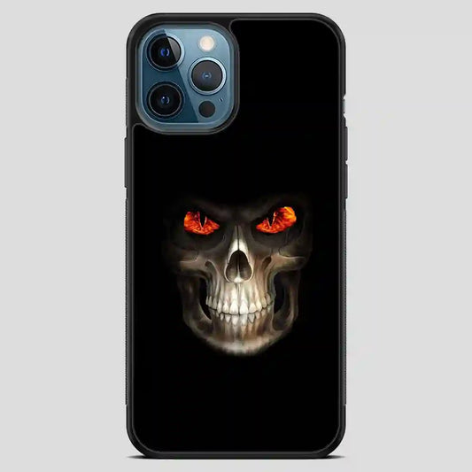 Grinning Skull Reaper Biker Evil Dark iPhone 12 Pro Max Case