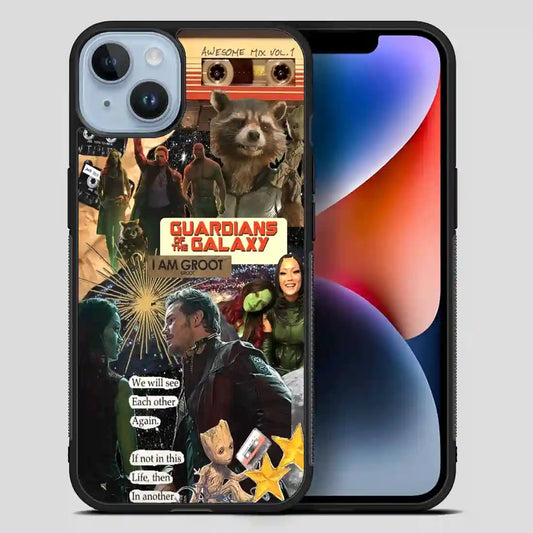 Guardian Of The Galaxy Collage Movie iPhone 14 Plus Case