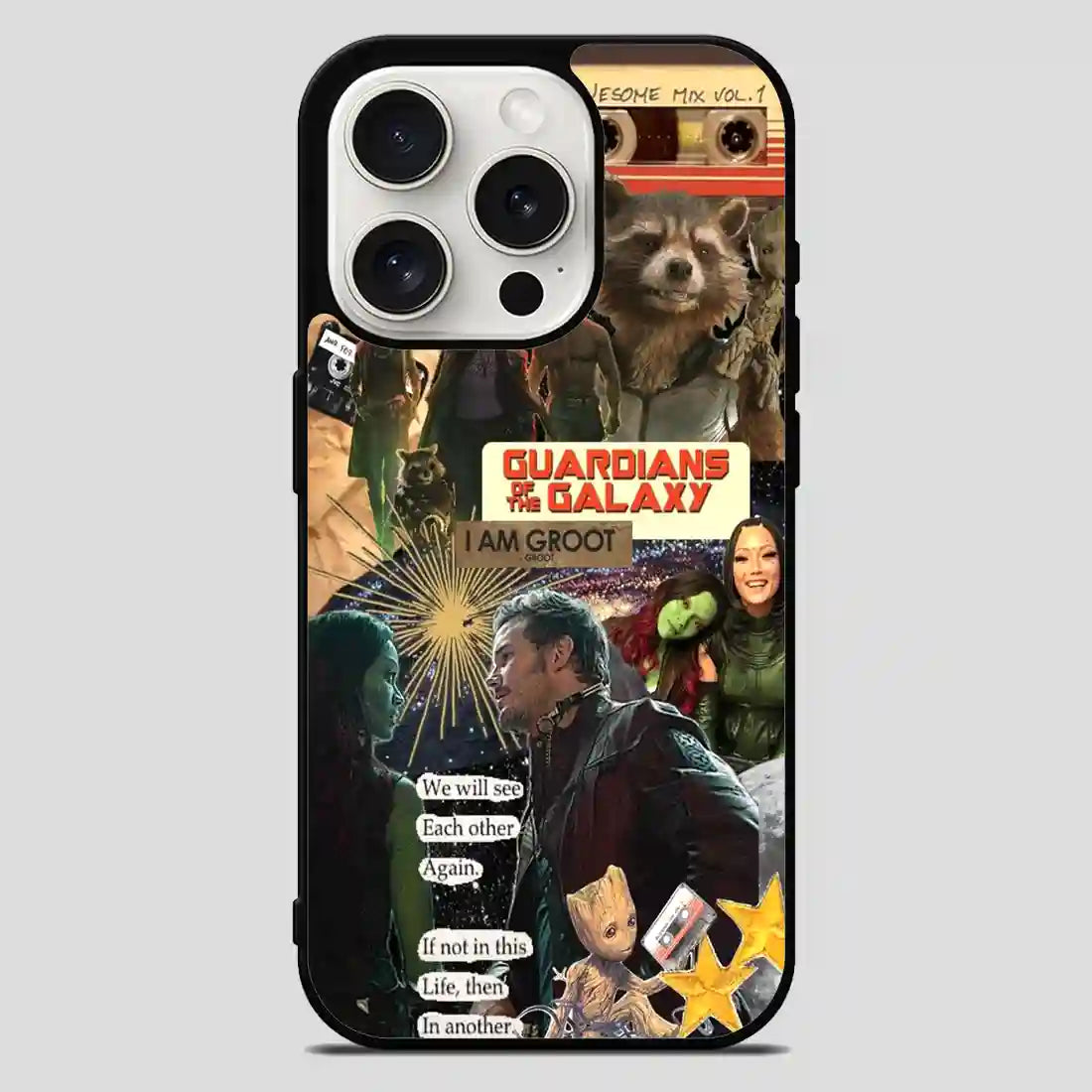 Guardian Of The Galaxy Collage Movie iPhone 15 Pro Max Case