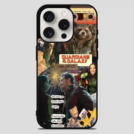 Guardian Of The Galaxy Collage Movie iPhone 15 Pro Max Case