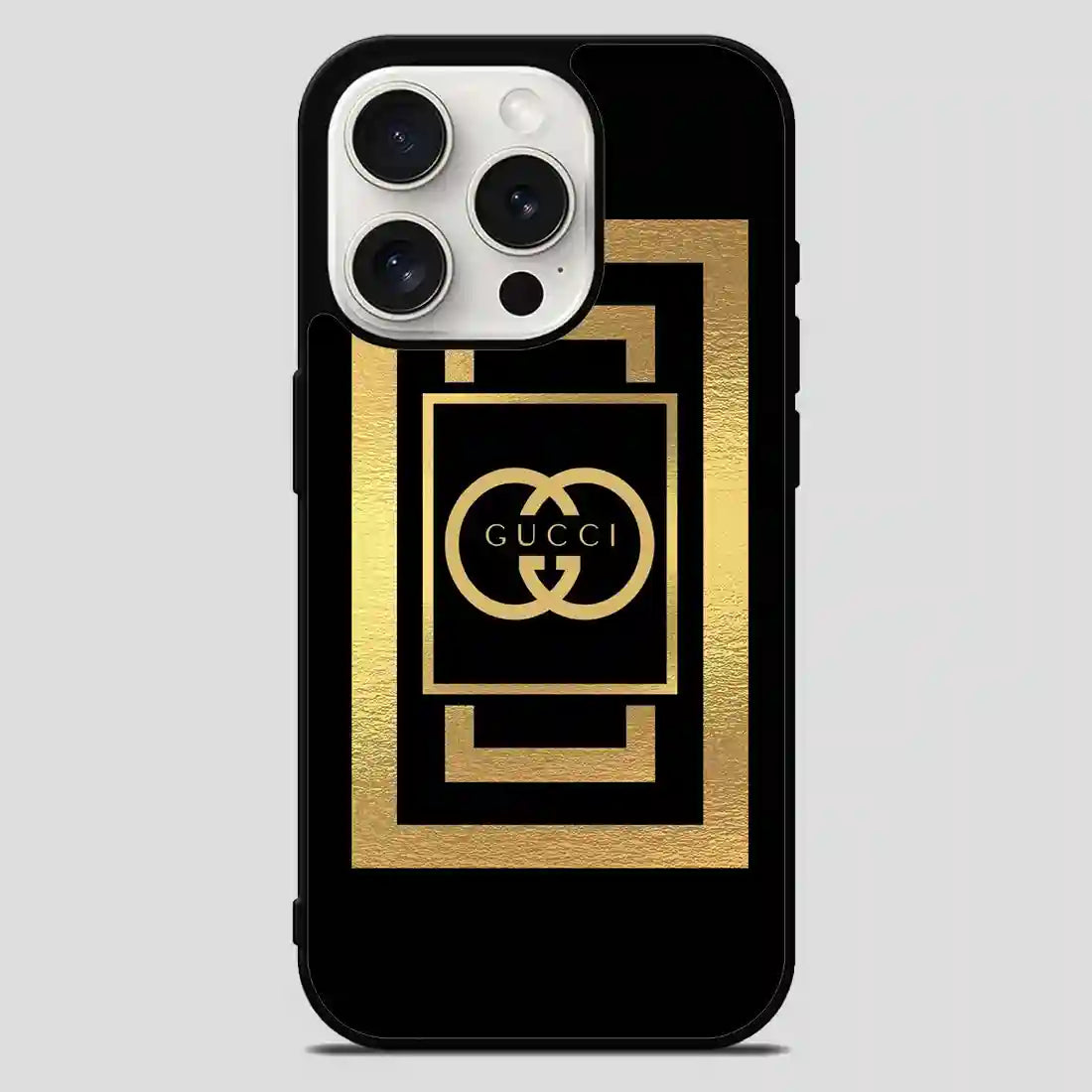 Gucci Golden iPhone 15 Pro Max Case