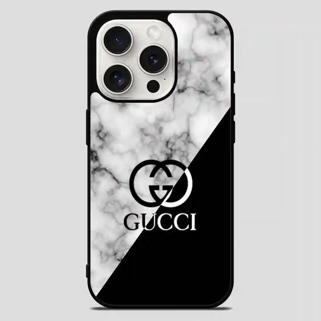 Gucci Logo Marble iPhone 15 Pro Max Case