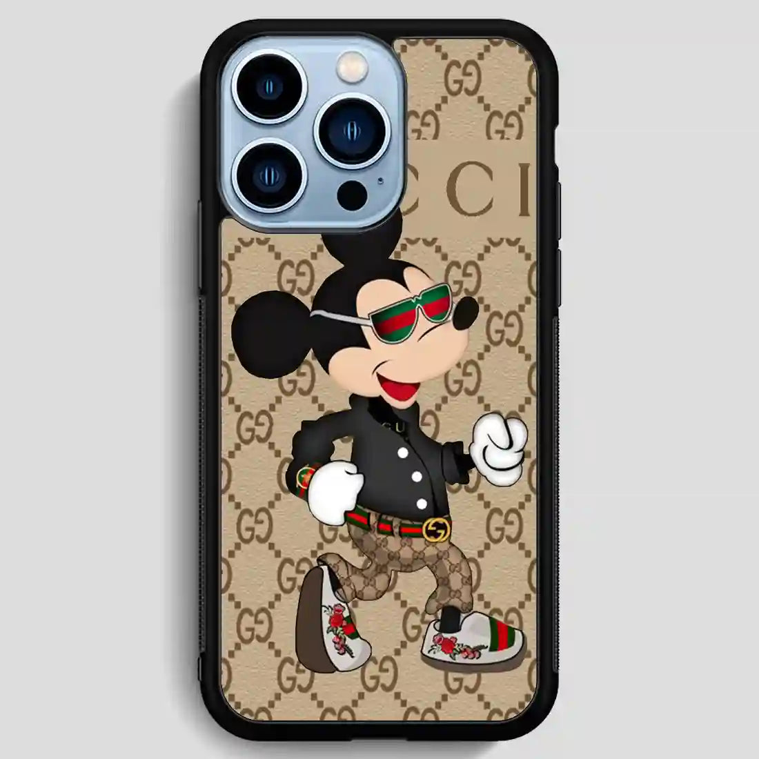 Gucci Mickey Mouse Designer iPhone 13 Pro Max Case