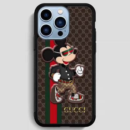 Gucci Mickey Mouse Fashion iPhone 13 Pro Max Case