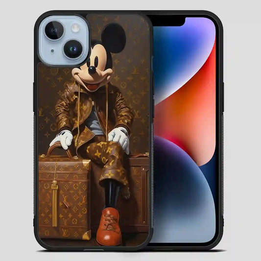 Gucci Micky Luxury Fashion iPhone 14 Plus Case