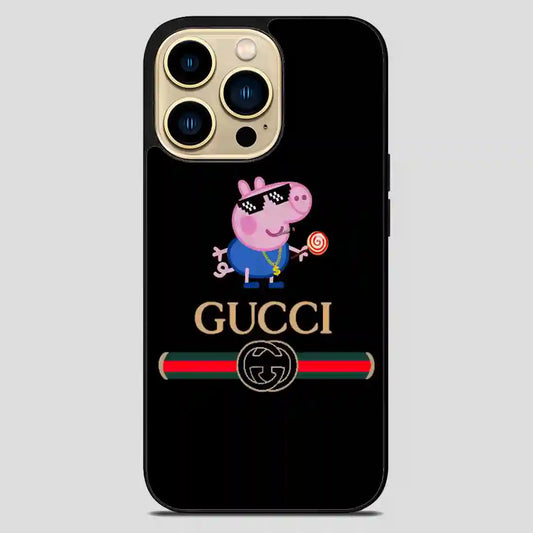 Gucci Peppa Pig iPhone 14 Pro Max Case