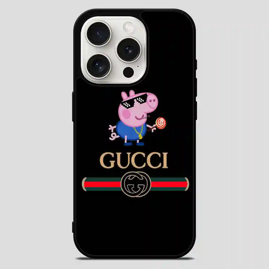 Gucci Peppa Pig iPhone 15 Pro Max Case