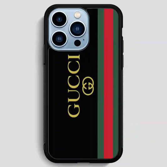 Gucci Simple Strip iPhone 13 Pro Max Case