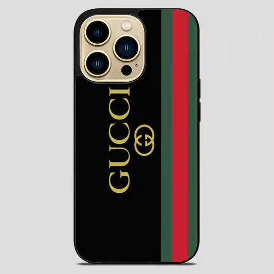 Gucci Simple Strip iPhone 14 Pro Max Case