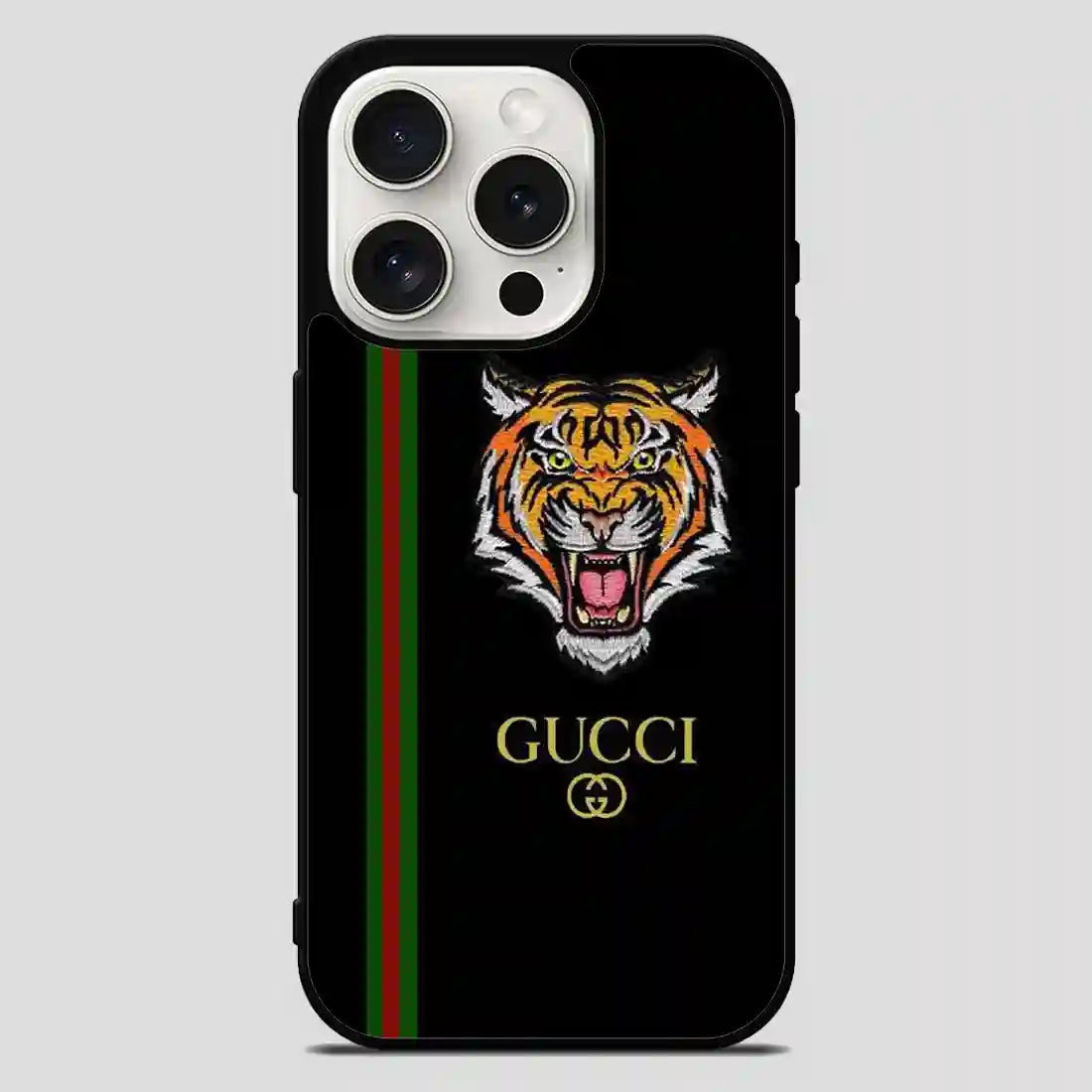 Gucci Tiger Black iPhone 15 Pro Max Case