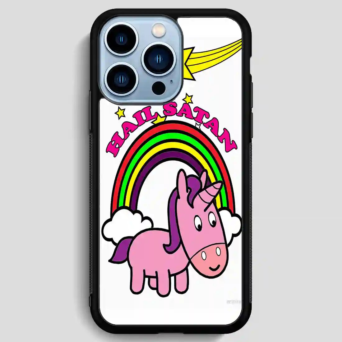 Hail Satan Unicorn Cool iPhone 13 Pro Max Case