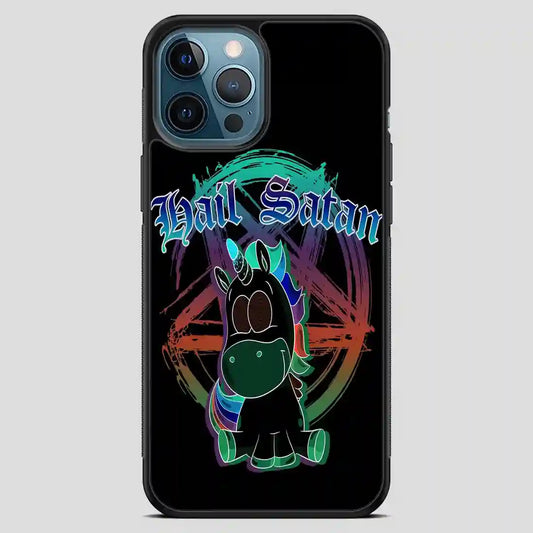 Hail Satan Unicorn Retro iPhone 12 Pro Max Case