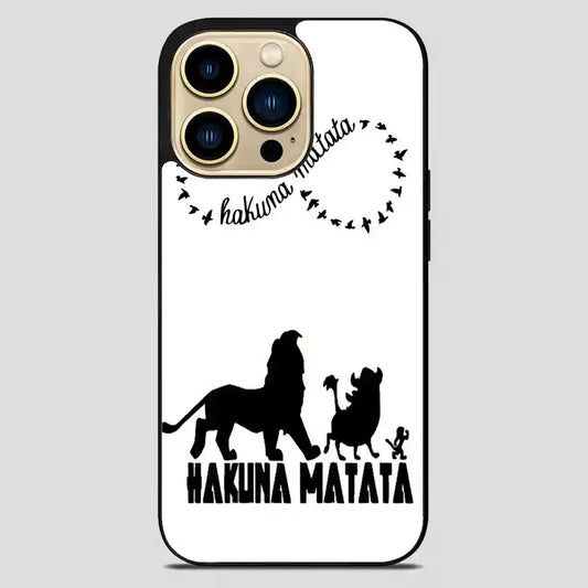 Hakuna Matata Black iPhone 14 Pro Max Case