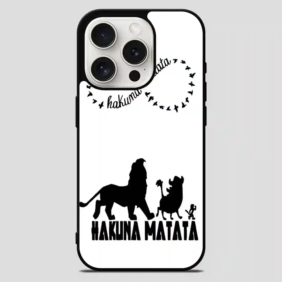 Hakuna Matata Black iPhone 15 Pro Max Case