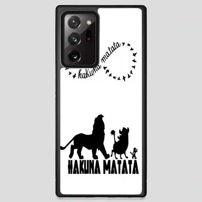 Hakuna Matata Black Samsung Galaxy Note 20 Ultra Case