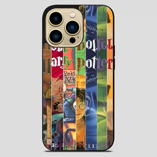 Harry Potter All Book Covers Collage iPhone 14 Pro Max Case