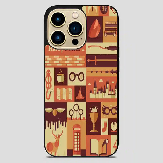 Harry Potter Collage Art iPhone 14 Pro Max Case