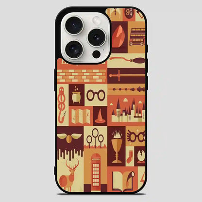 Harry Potter Collage Art iPhone 15 Pro Max Case