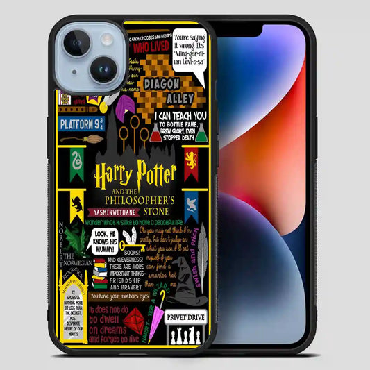 Harry Potter Collage Retro iPhone 14 Plus Case