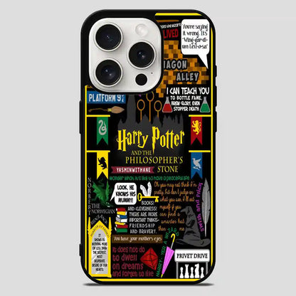 Harry Potter Collage Retro iPhone 15 Pro Max Case