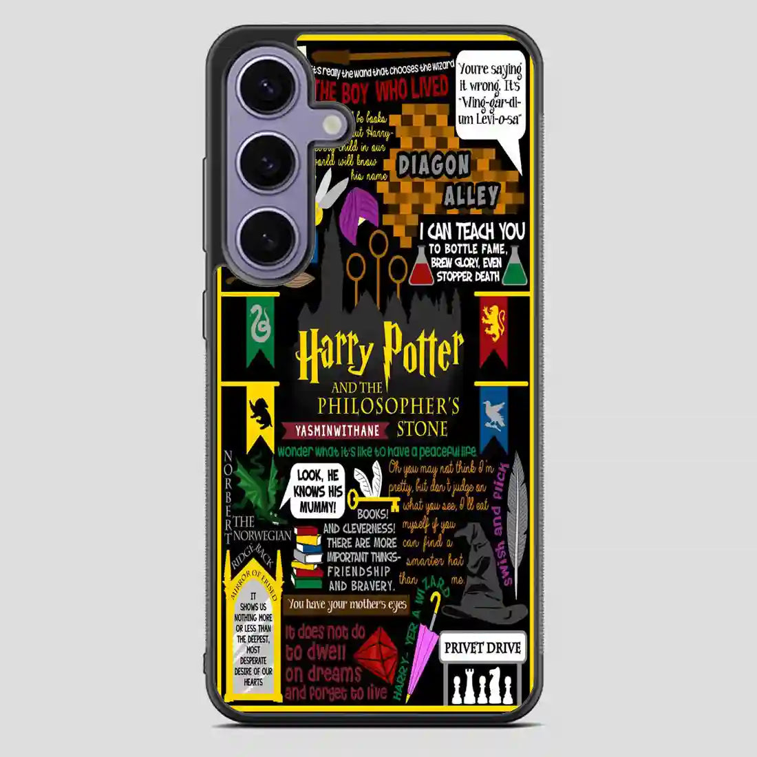 Harry Potter Collage Retro Samsung Galaxy S23 FE Case