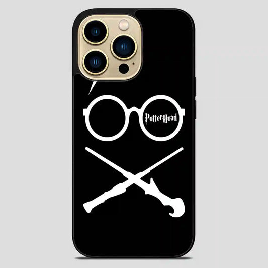 Harry Potter Head Retro iPhone 14 Pro Max Case