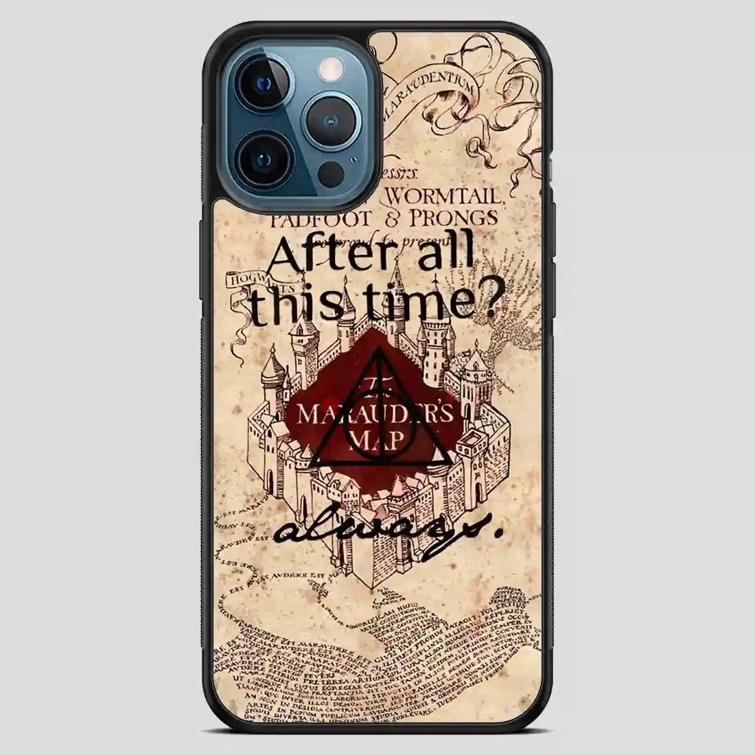 Harry Potter Quote Marauder Map iPhone 12 Pro Max Case