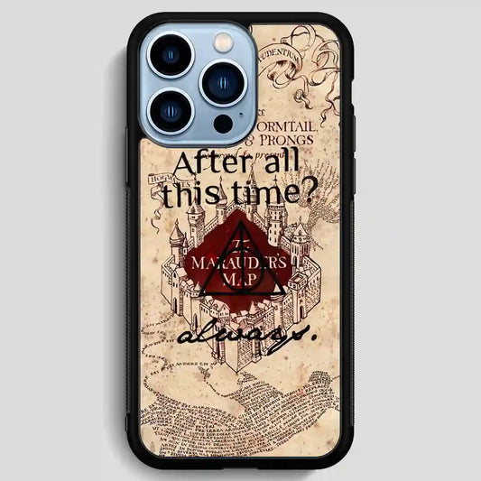 Harry Potter Quote Marauder Map iPhone 13 Pro Max Case