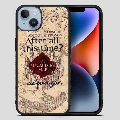 Harry Potter Quote Marauder Map iPhone 14 Plus Case