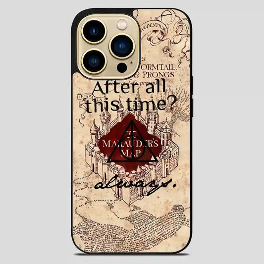 Harry Potter Quote Marauder Map iPhone 14 Pro Max Case