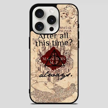 Harry Potter Quote Marauder Map iPhone 15 Pro Max Case