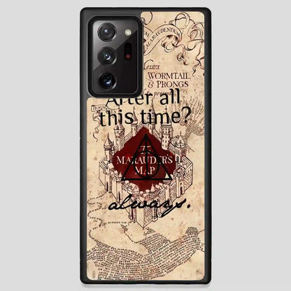 Harry Potter Quote Marauder Map Samsung Galaxy Note 20 Ultra Case