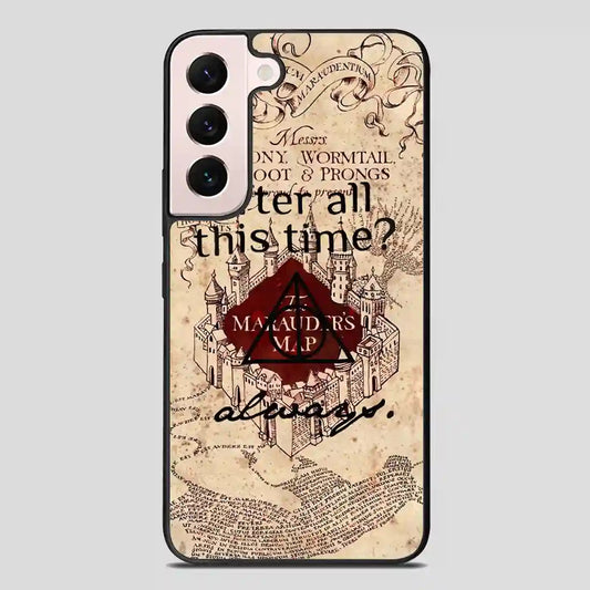 Harry Potter Quote Marauder Map Samsung Galaxy S22 Plus Case