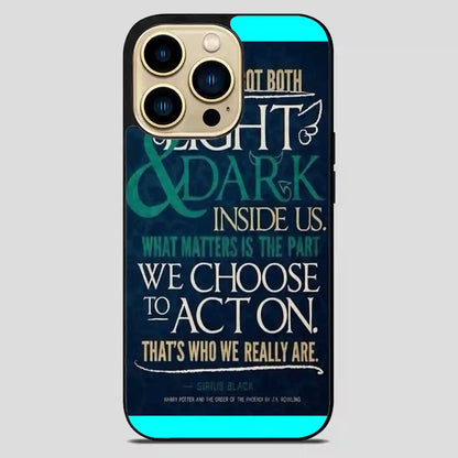 Harry Potter Quotes Sirius Black Cool iPhone 14 Pro Max Case