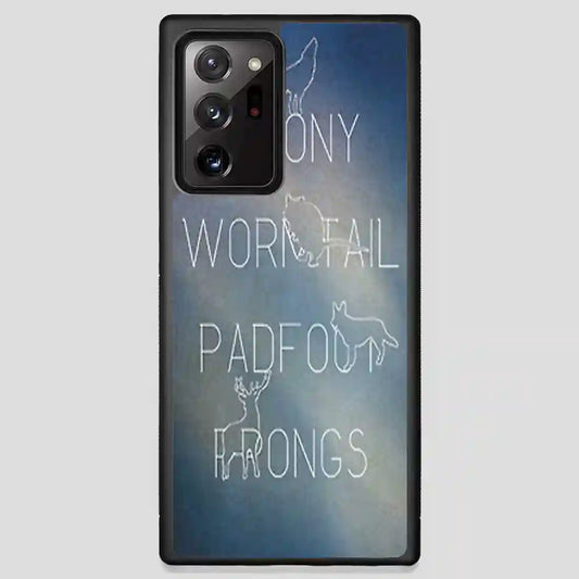 Harry Potter Quotes Sirius Black Mystuff Padfoot The Last One Samsung Galaxy Note 20 Ultra Case