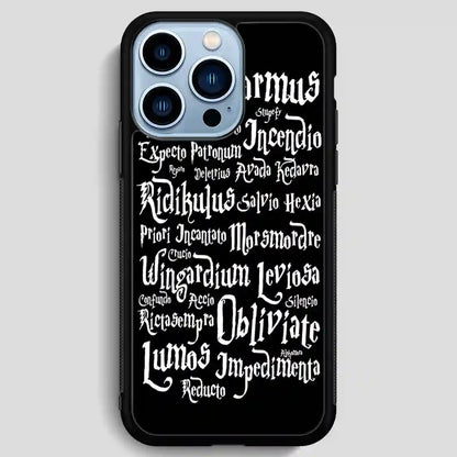 Harry Potter Spells Collage iPhone 13 Pro Max Case