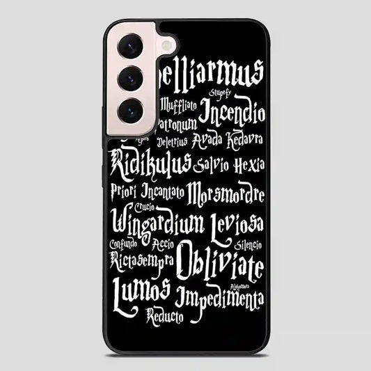 Harry Potter Spells Collage Samsung Galaxy S22 Plus Case