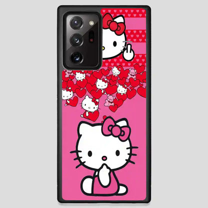 Hello Kitty Middle Finger Samsung Galaxy Note 20 Ultra Case