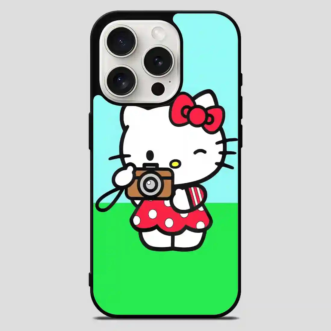 Hello Kitty Selfie iPhone 15 Pro Max Case