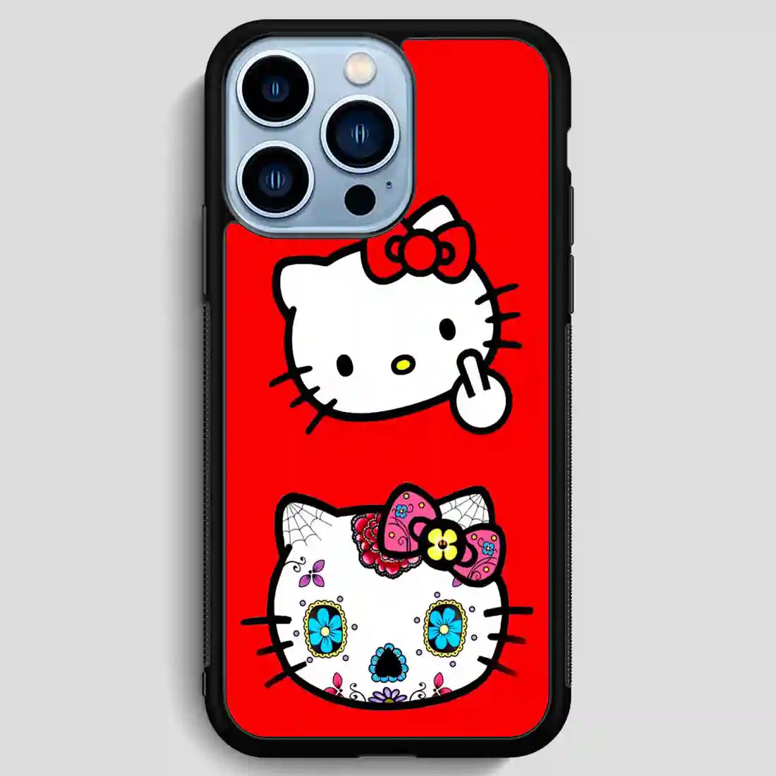 Hello Kitty Sugar Skull Face iPhone 13 Pro Max Case